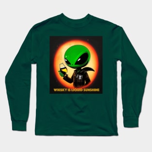 Whisky Alien Long Sleeve T-Shirt